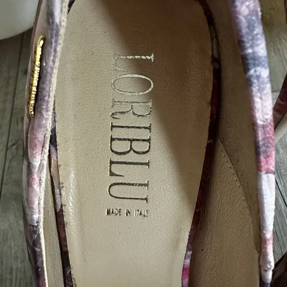 Peep toe high heels from luxury Italian brand Loriblu - Picture 5 of 5